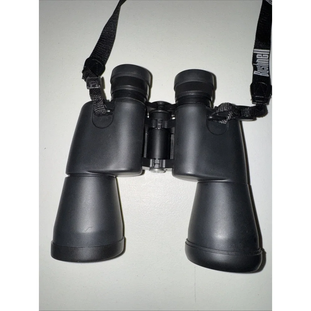 Bushnell PowerView Wide Angle Binoculars Black  10x50 341ft at 1000yds